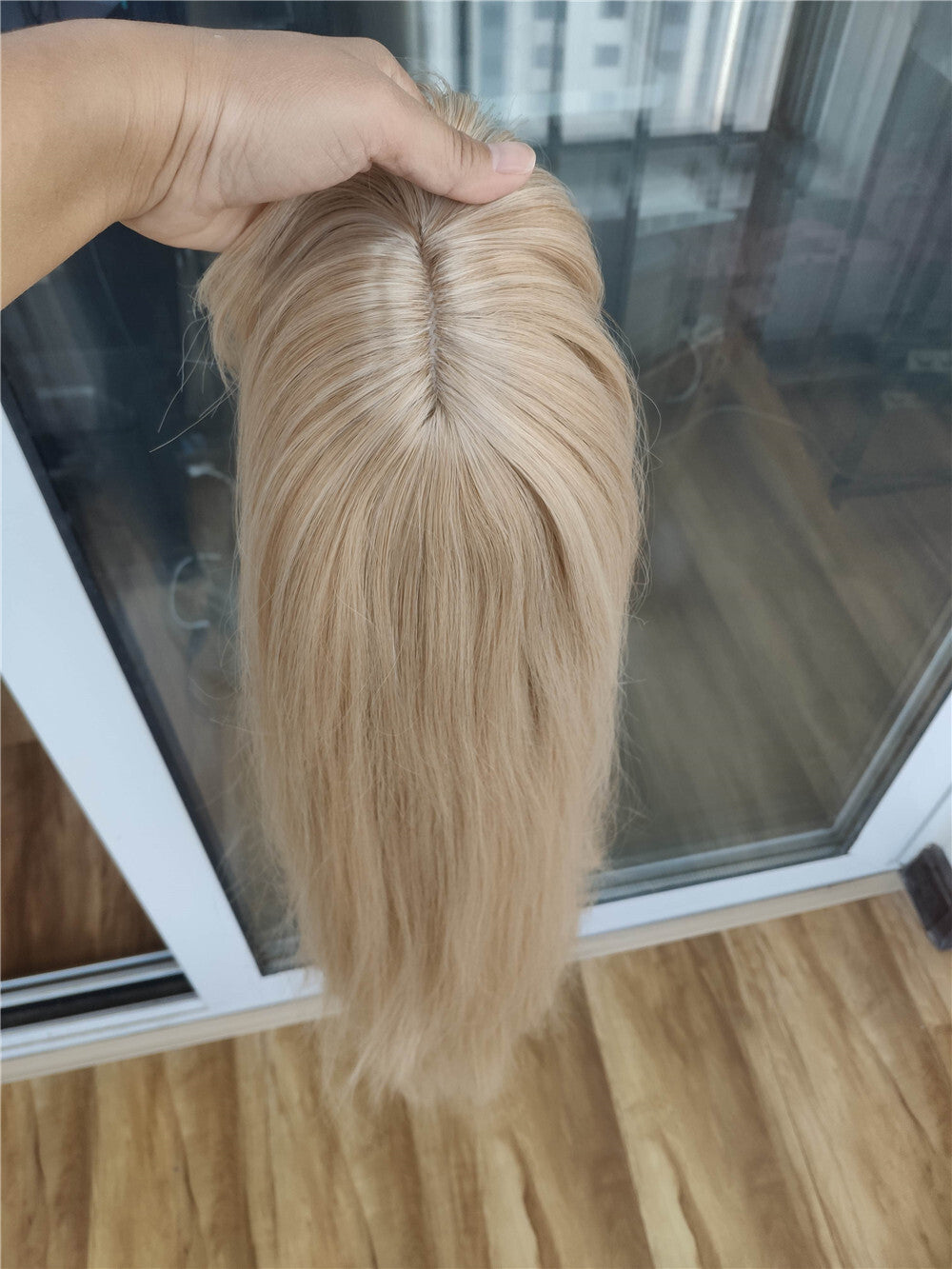 Blended Blonde Cosplay Wig with Bangs - Heat Resistant Synthetic Hair, Long Straight