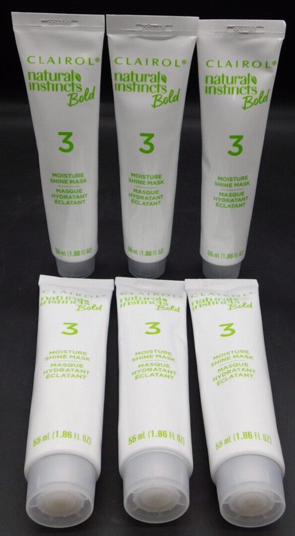 Moisture Shine Hair Mask Set - 6 Tubes of Nourishing Hair Treatment