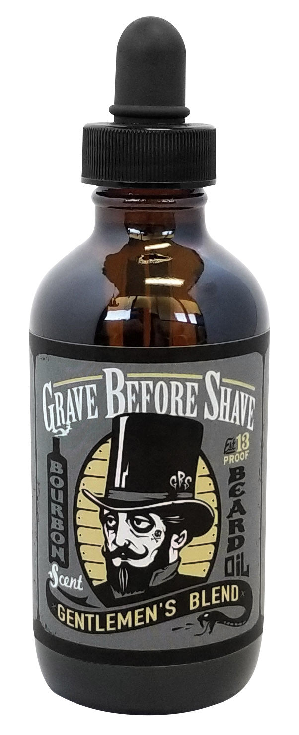 Beard Oil with Bourbon & Sandalwood Scent - Gentlemen's 4 Oz. Conditioning Oil