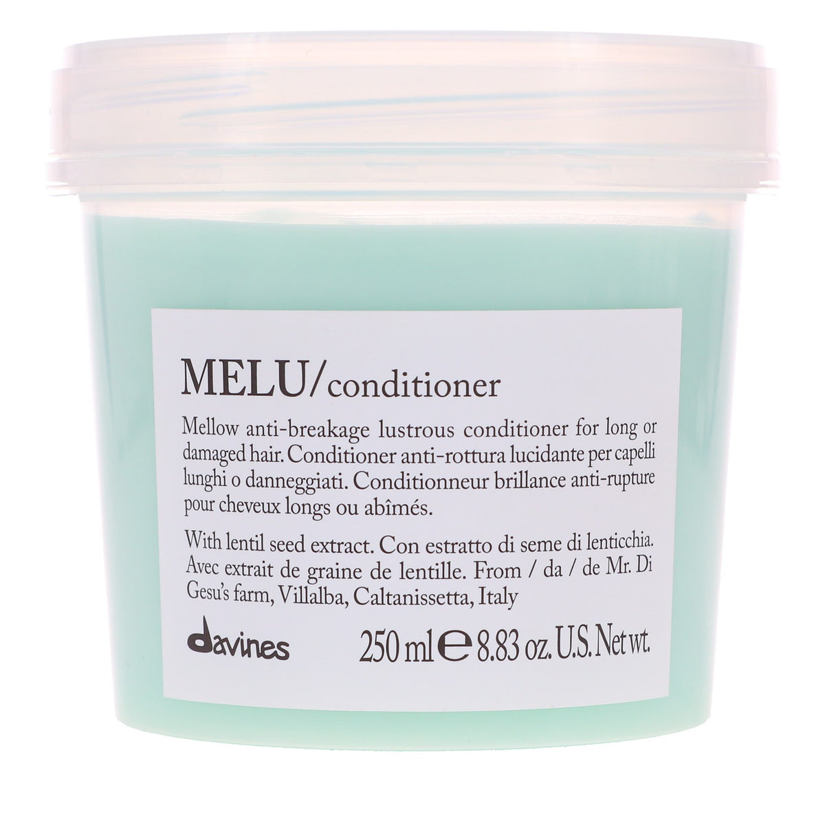 Davines MELU Anti-Breakage Hair Conditioner 8.83 oz for Damaged & Fragile Hair