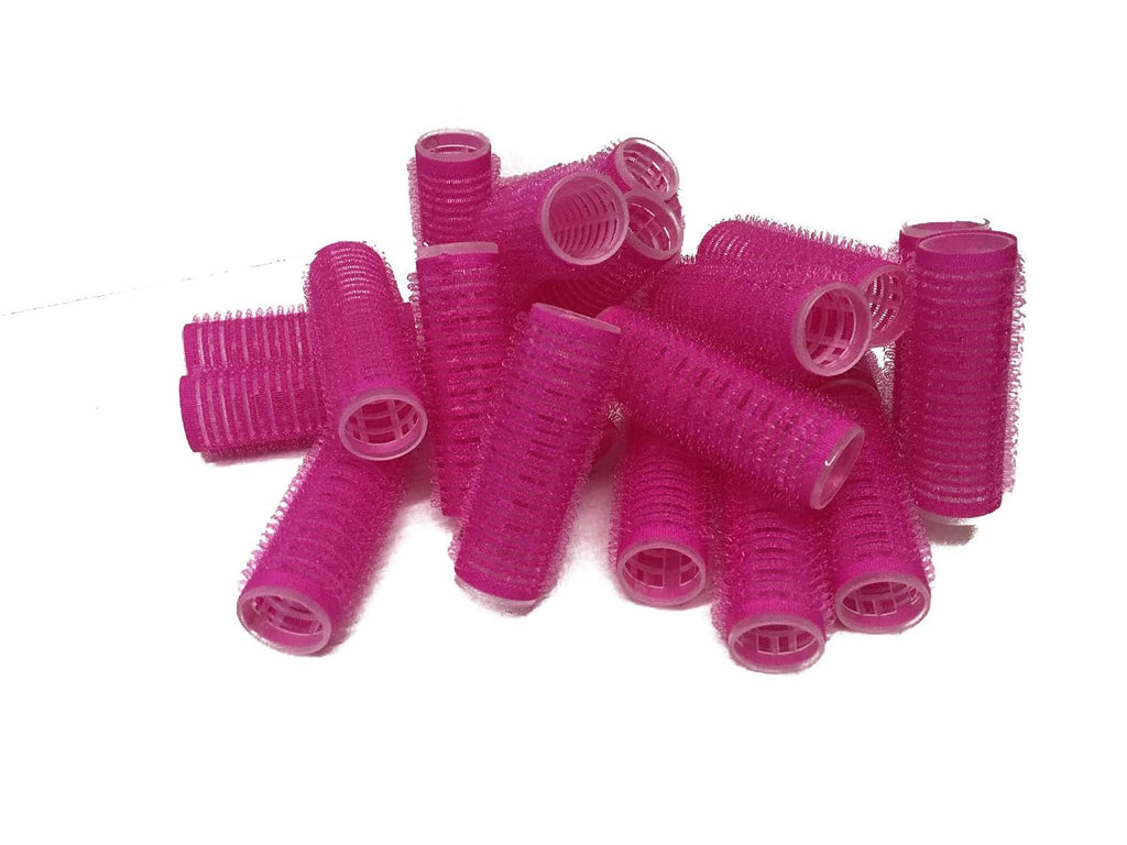 Set of 24 Small Self Grip Hair Curlers for Short Hair - Pro Salon Styling