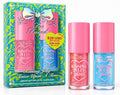 Too Faced Kissing Jelly Lip Oil & Gloss Duo Bubblegum Blue Snow