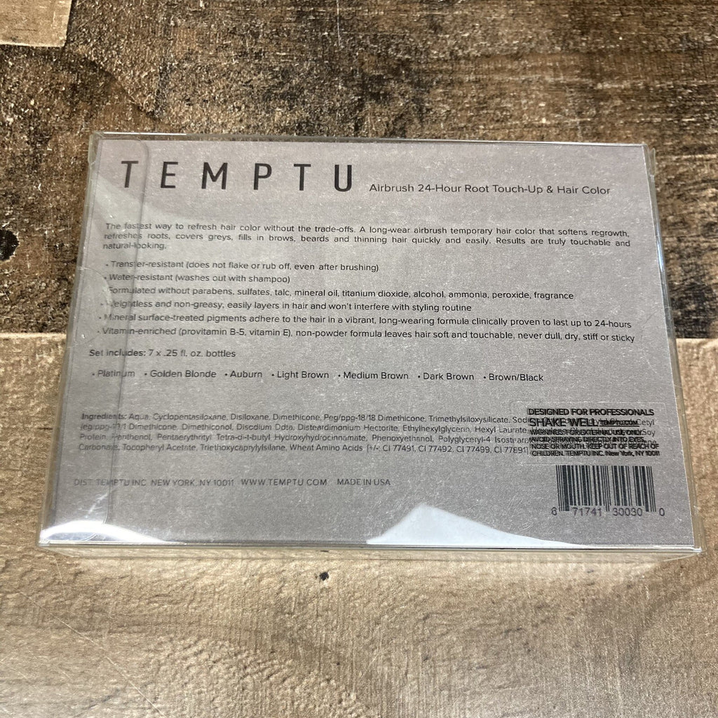 Temptu Airbrush Root Touch-Up Concealer Hair Color - 7 Shades, 0.25 Fl Oz