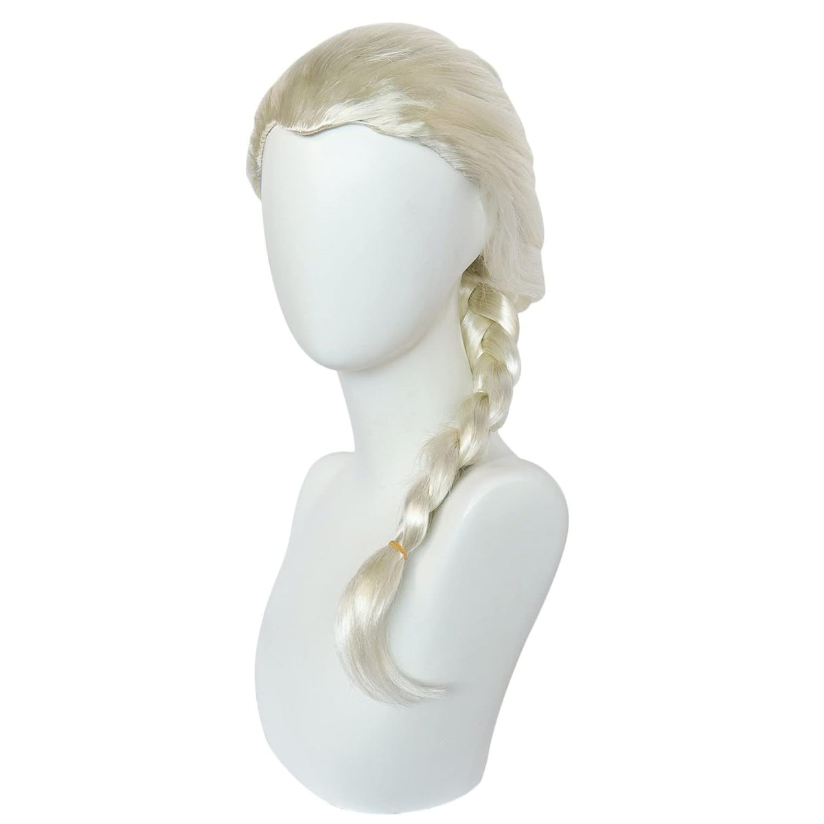 Elsa Cosplay Wig Set with Accessories - Blonde Long Braided Wig & Props