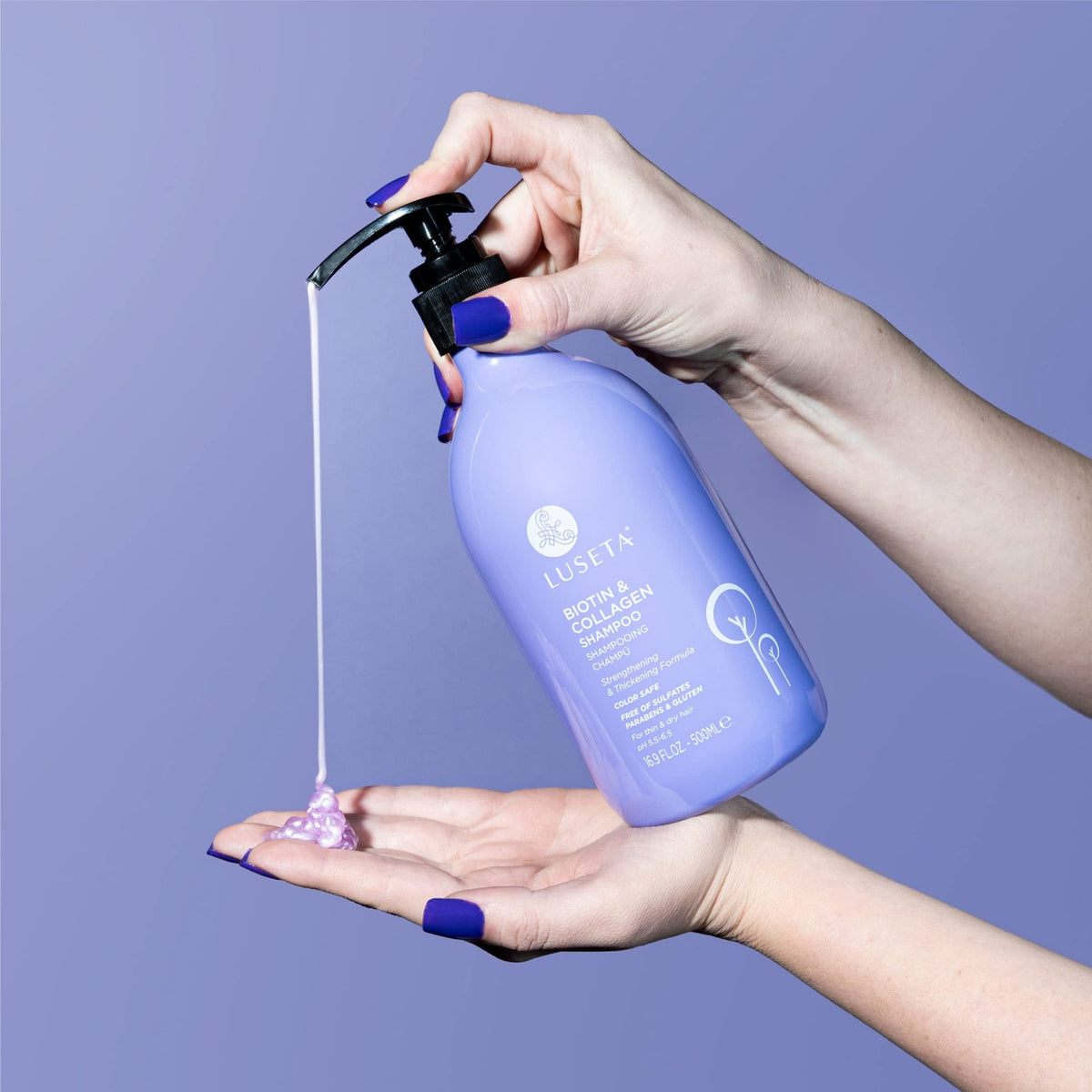 Biotin Collagen Hair Growth Shampoo - 16.9oz Thickening & Nourishing