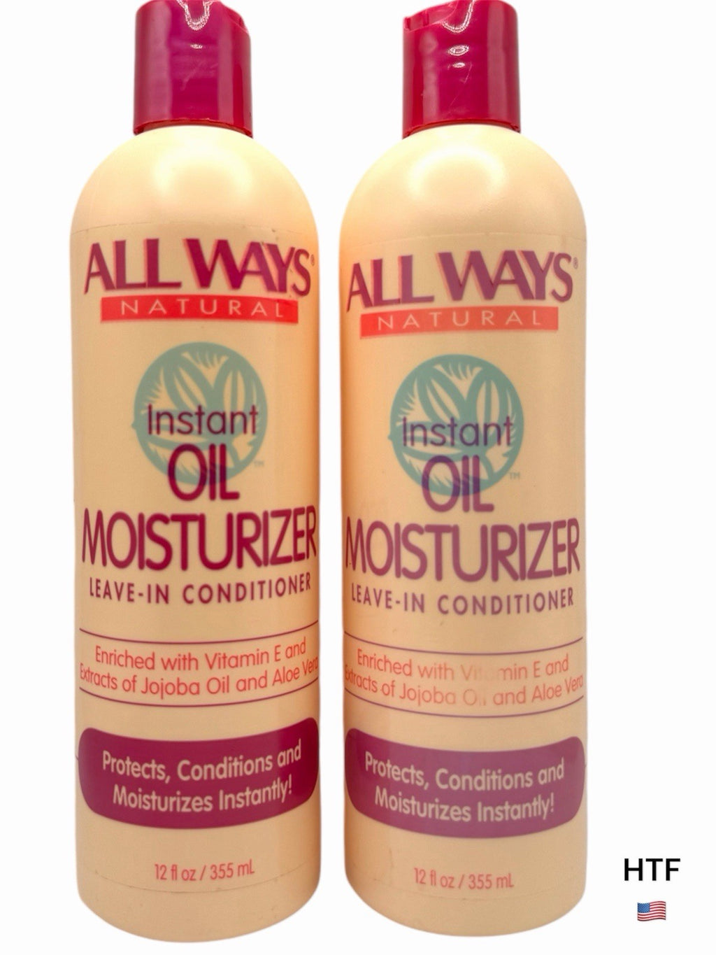 All Ways Natural Instant Oil Moisturizer Leave-In Conditioner 12 oz - Set of 2