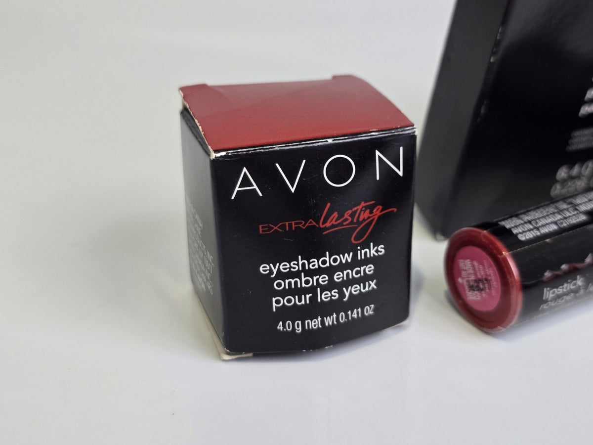 Avon Makeup Lot: Eyeshadow Palettes, Lipsticks, Extra Lasting Ink Set