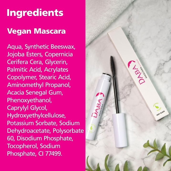Vegan Mascara with Jojoba Esters - Very Black, 0.3 oz, Cruelty-Free & Nourishing