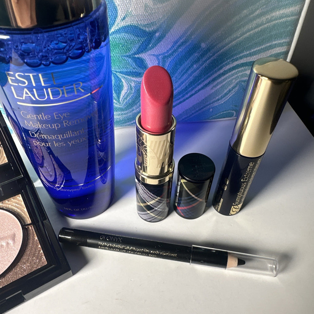 Estée Lauder 6-Piece Makeup Set: Mascara, Eyeshadow, Lipstick, Eye Remover & Pencil