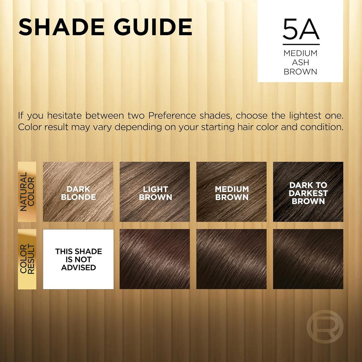 L'Oreal Superior Preference Hair Color 5A Medium Ash Brown 2-Pack
