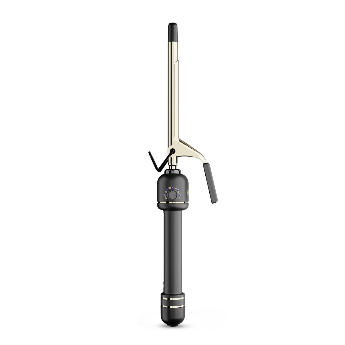 24K Gold Extended Barrel Curling Iron - Professional Hair Styling Tool