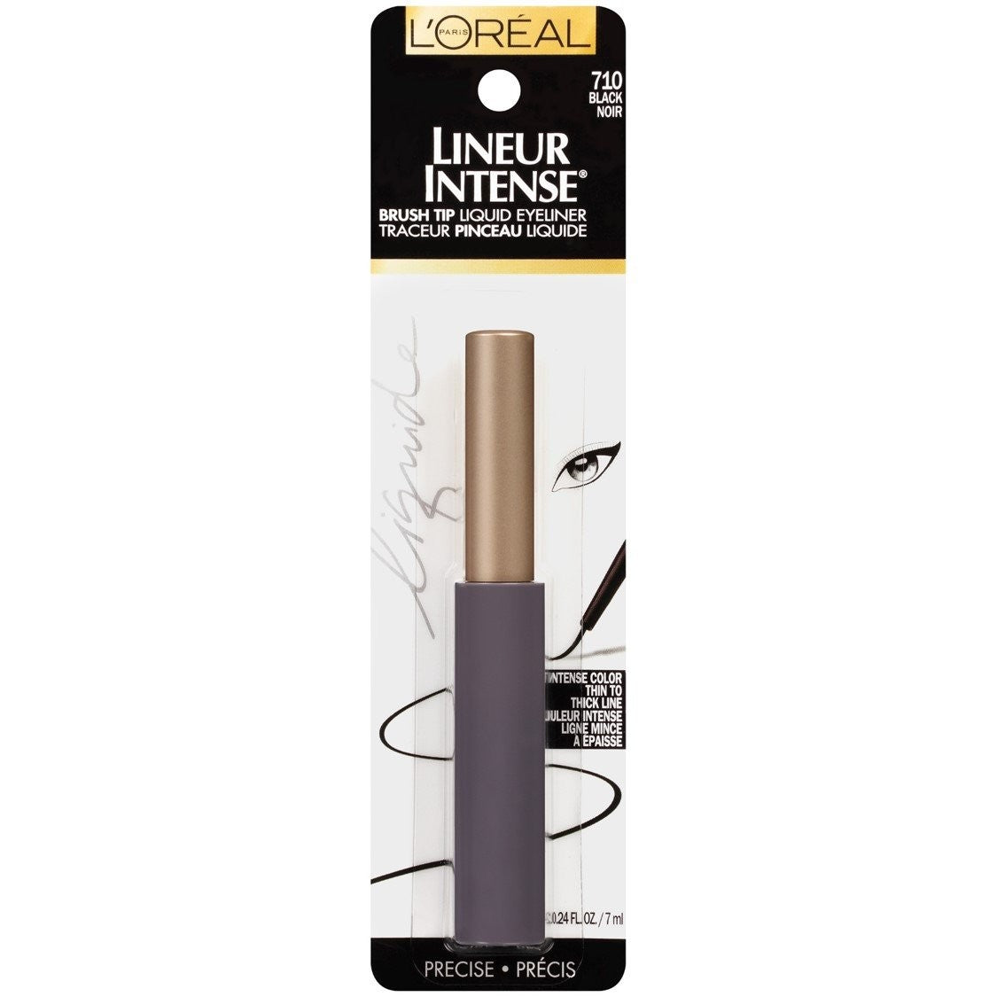Lineur Intense Liquid Eyeliner - Black 710, 0.24 fl oz
