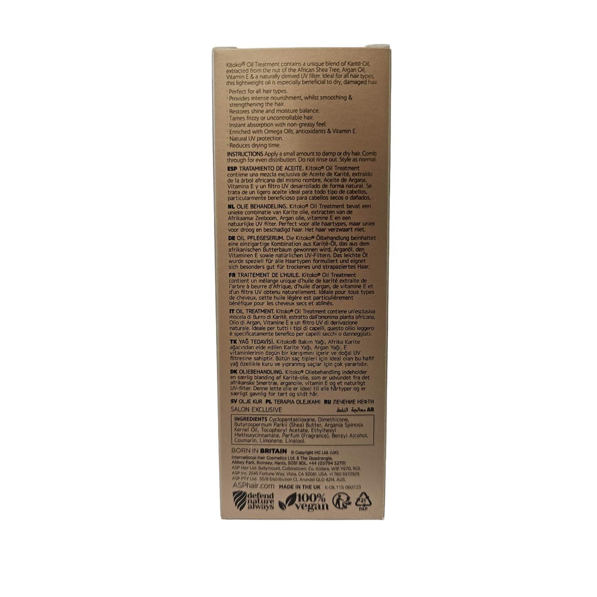 Hair Oil Treatment with Argan & Karite Oils - Nourishing Hair & Scalp, 3.88 Ounce with Pump
