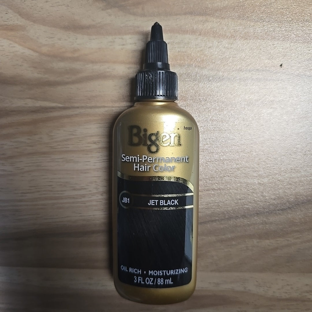 6 Pack Semi-Permanent Hair Color Black JB1 for Gray Coverage - 3 fl oz