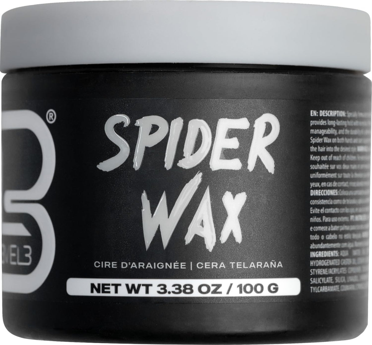 Long Lasting Men’s Hair Wax with Fiber Texture - Strong Hold & Medium Shine