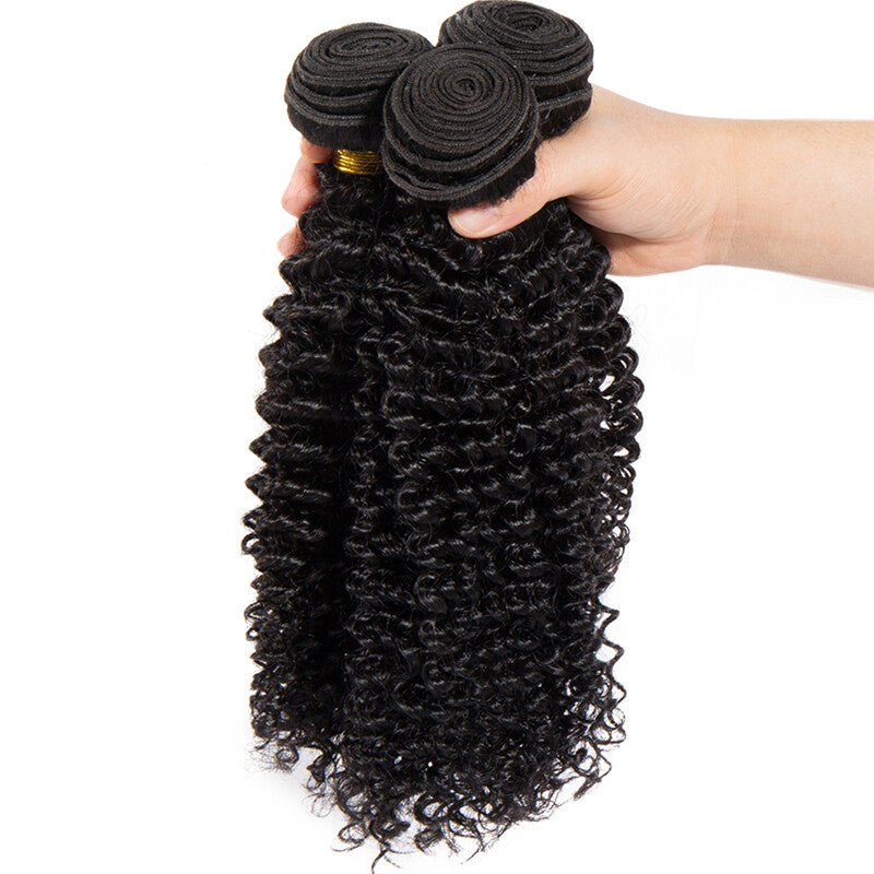 Remy Human Hair Bundle - Unprocessed Brazilian Virgin Curl Hair, Multiple Lengths