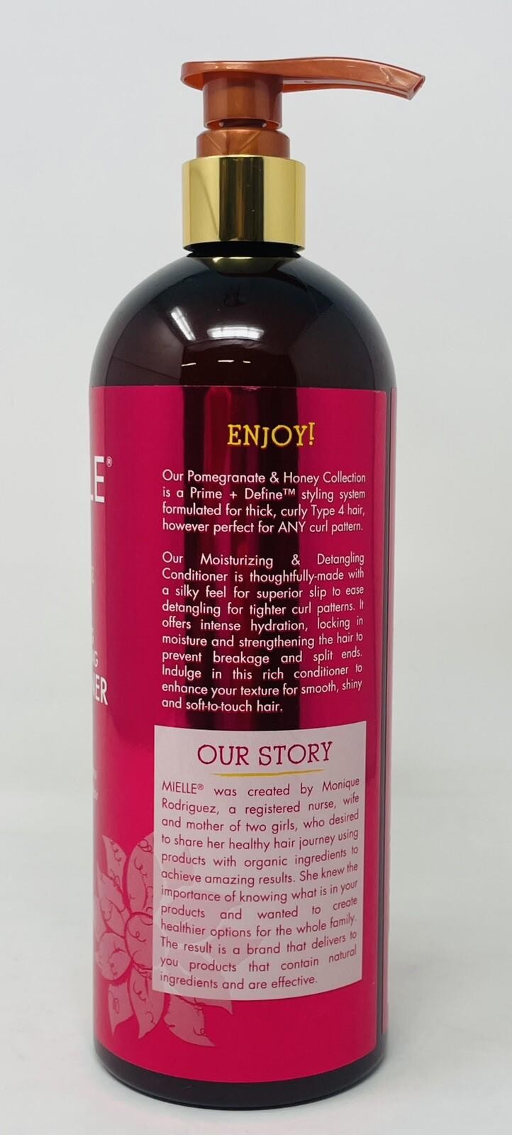 Detangling Conditioner for Curly & Textured Hair - Pomegranate & Honey, 32 oz