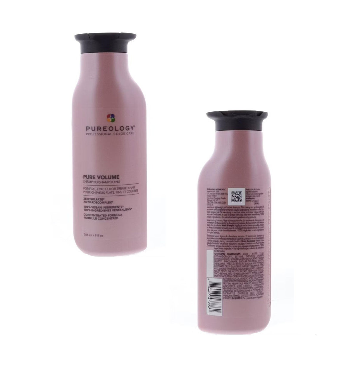 Pureology Volume Shampoo 9oz - Vegan, Sulfate-Free for Fine Hair