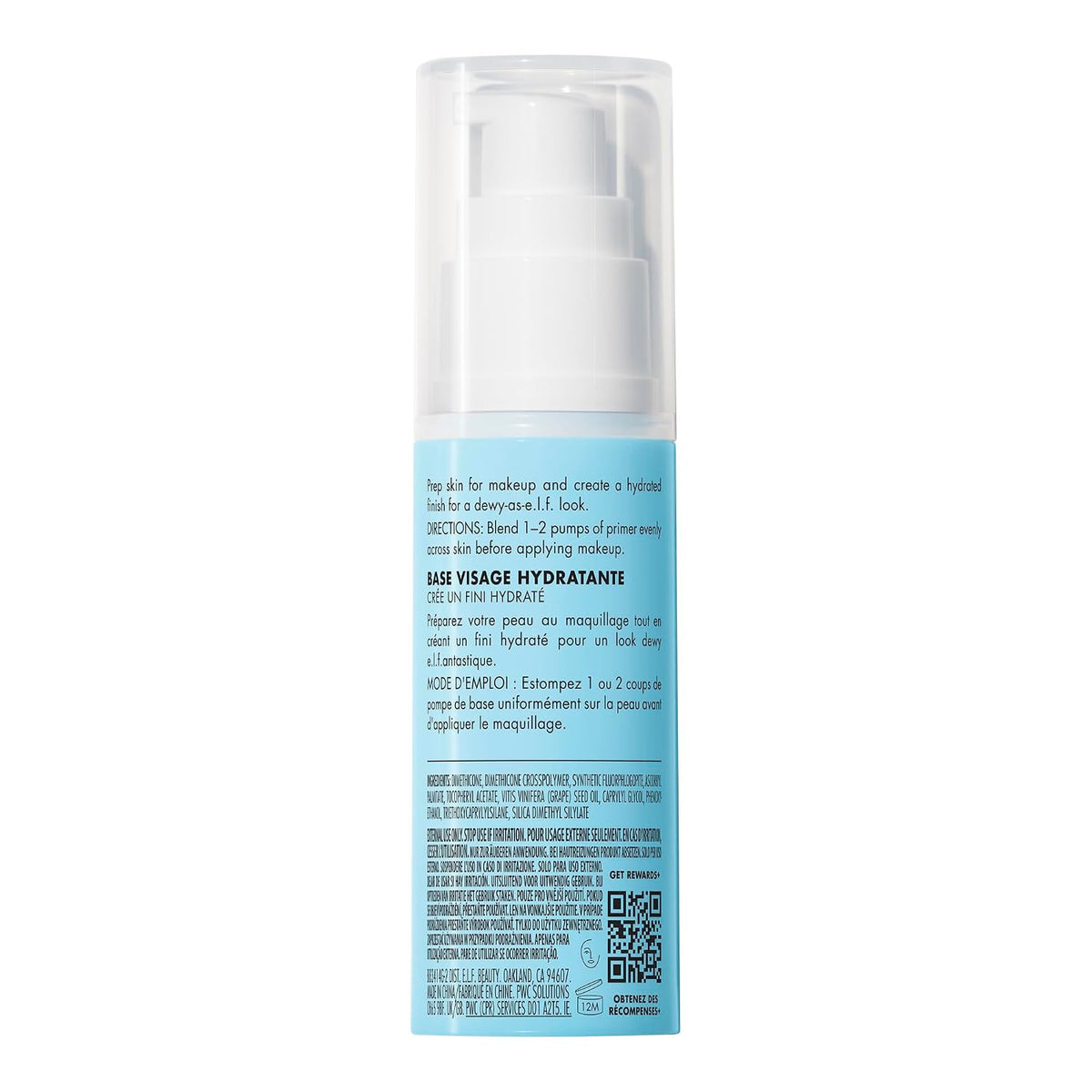 Hydrating Face Primer - Moisturizing Makeup Base for Pores & Fine Lines