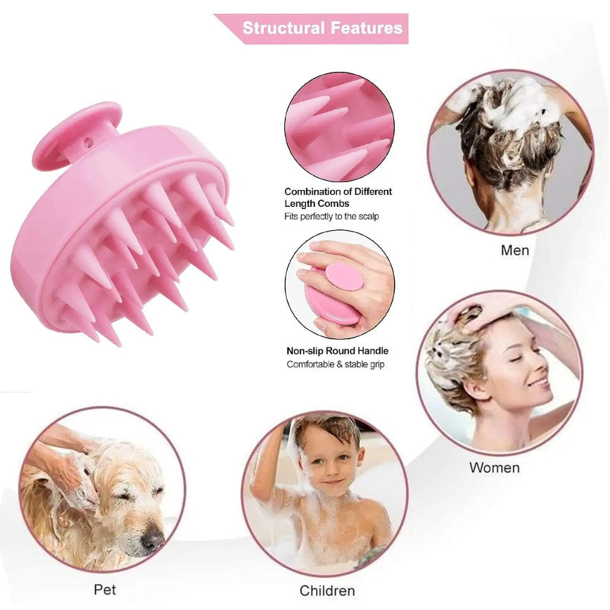 Pink Hair Styling Brush Set with Spray Bottle & Clips - Curl & Edge Styling Kit