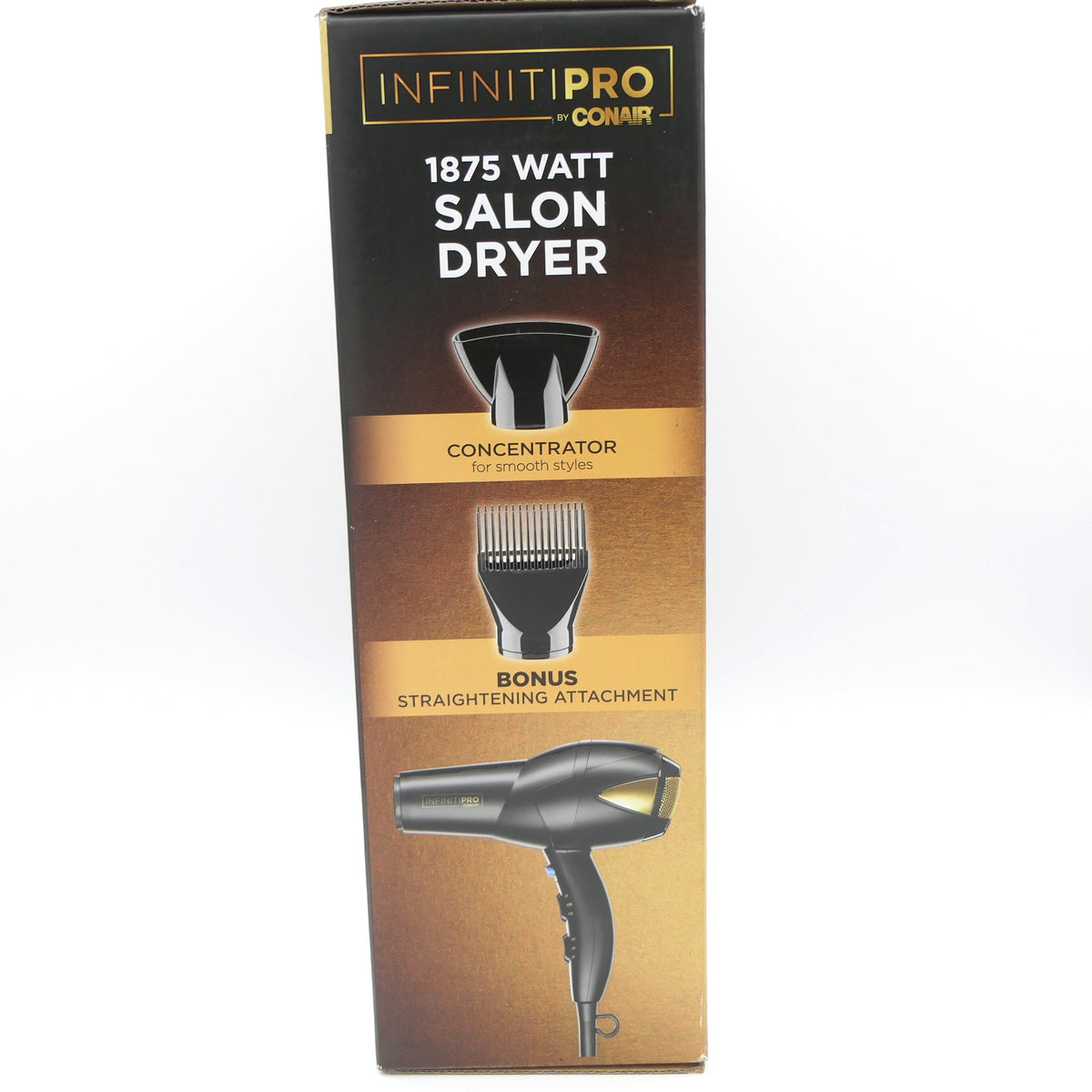 Conair InfinitiPro 1875W Salon Hair Dryer with Attachments - 3 Heats, 2 Speeds