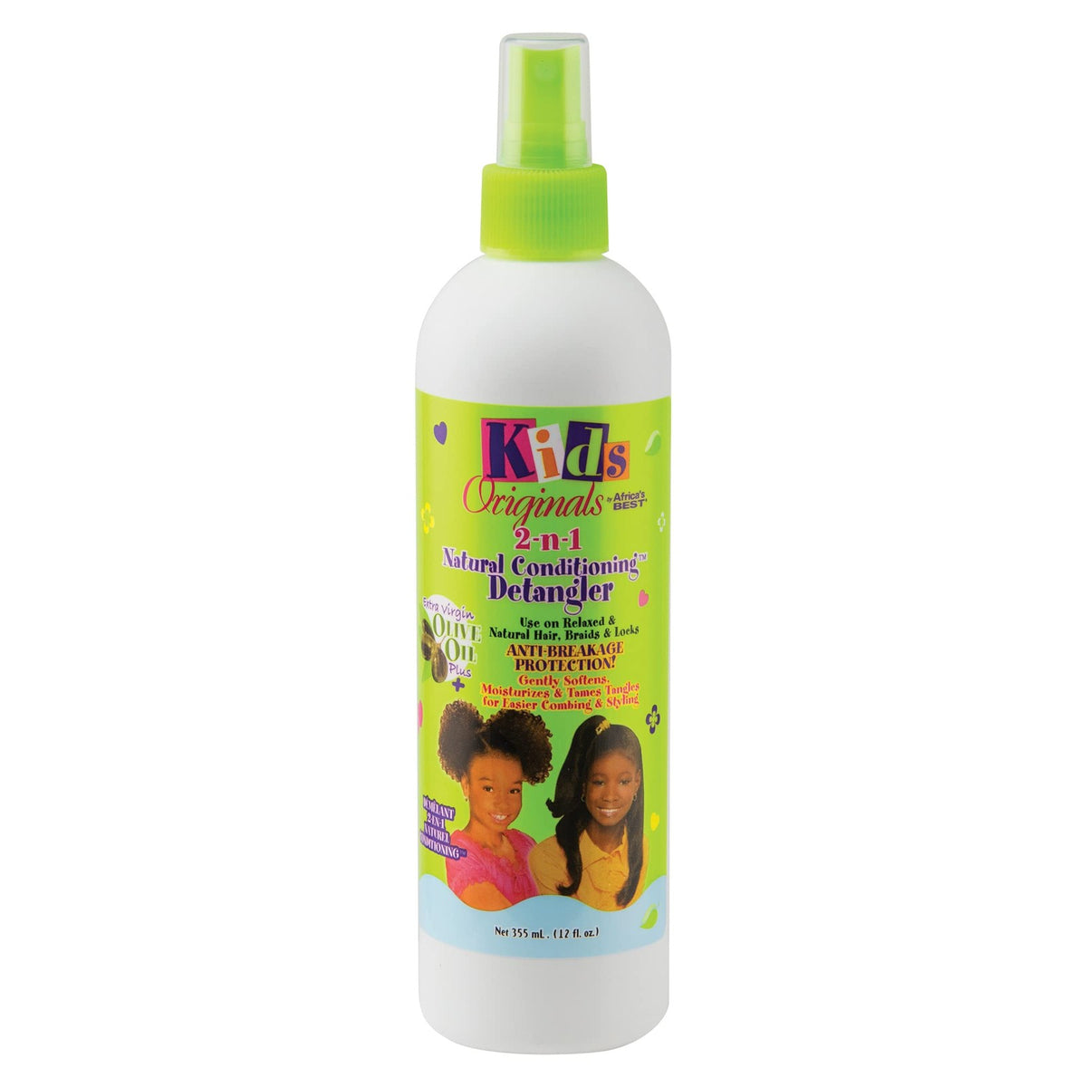 Kids Hair Care Set - Detangler, Growth Oil & Styling Gel for Kids