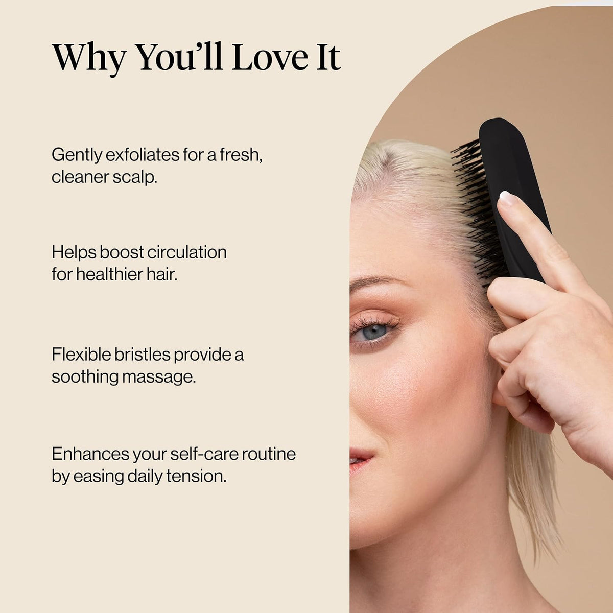 Scalp Renewal Hairbrush & Scalp Massager for Hair Growth & Exfoliation