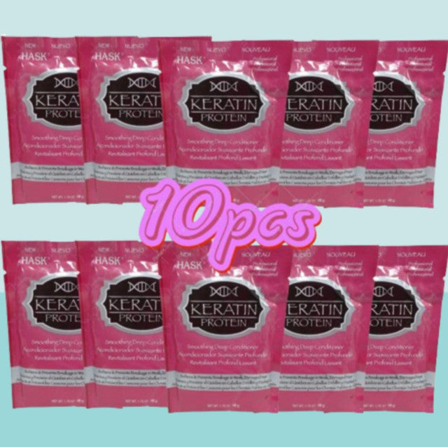 Hask Keratin Protein Smoothing Deep Conditioner 1.75 oz Pack of 10