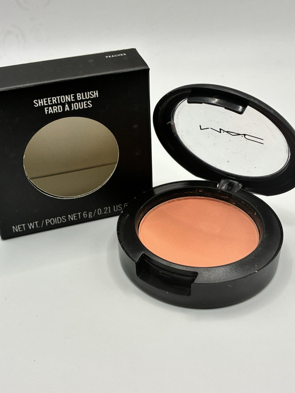 MAC Sheertone Blush Peaches 6g Natural Matte Finish Makeup