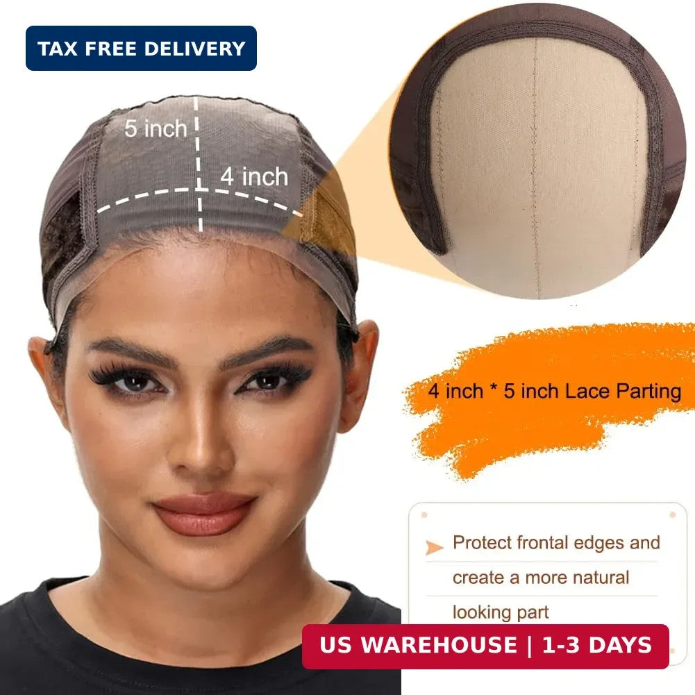 Wig Cap with Grip Band for Secure Fit and Full Coverage - Breathable & Discreet