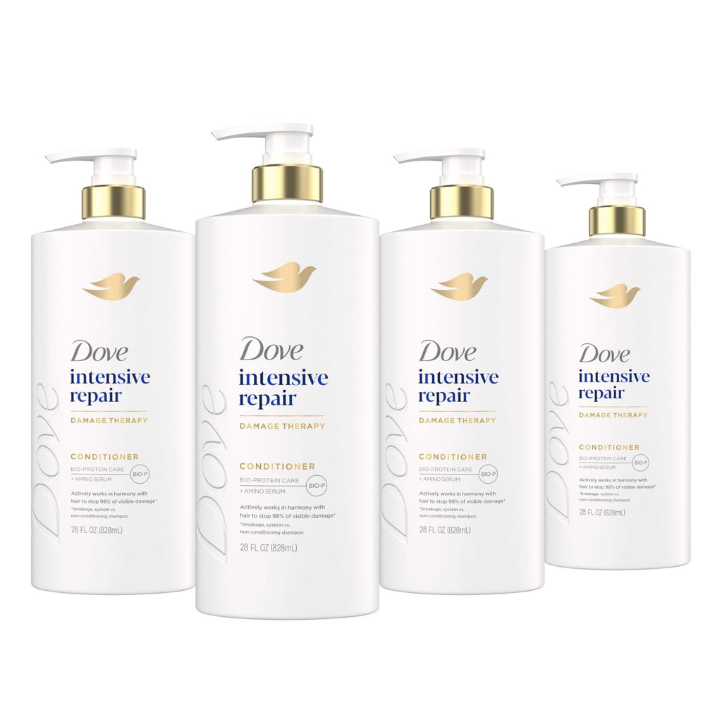 Intensive Repair Conditioner for Damaged Hair & Breakage - 28oz Pack of 4