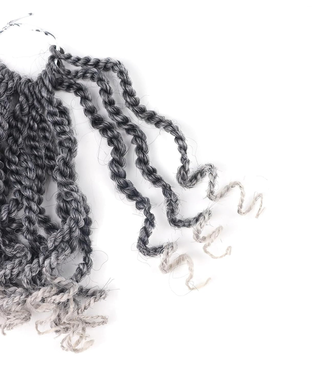 Pre Looped Senegalese Twist Crochet Hair 6 Inch for Black Women