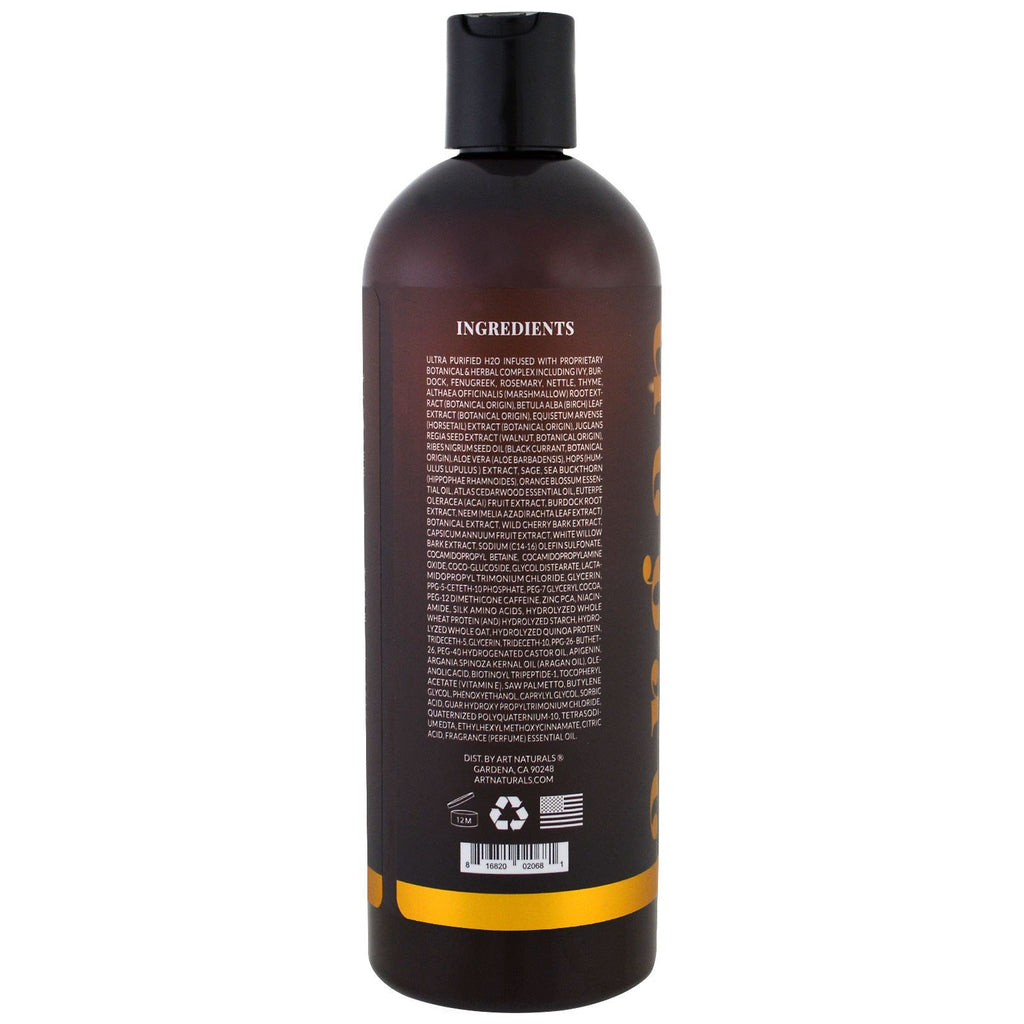 Argan Oil & Vitamin E Hair Shampoo - Hydrating Nourishing 16oz