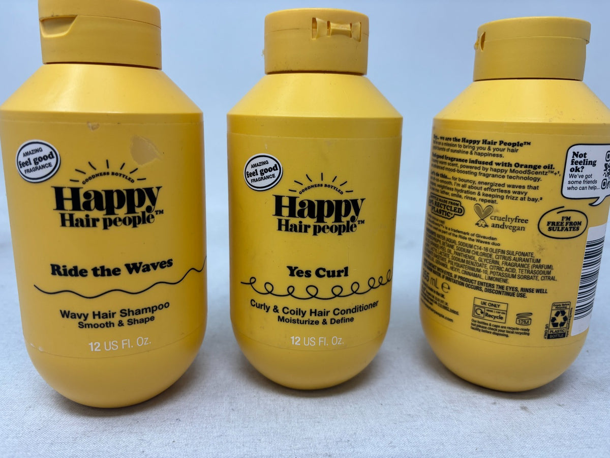 Happy Hair People Ride The Wave Shampoo & Conditioner Set 12oz — Hair Care Kit