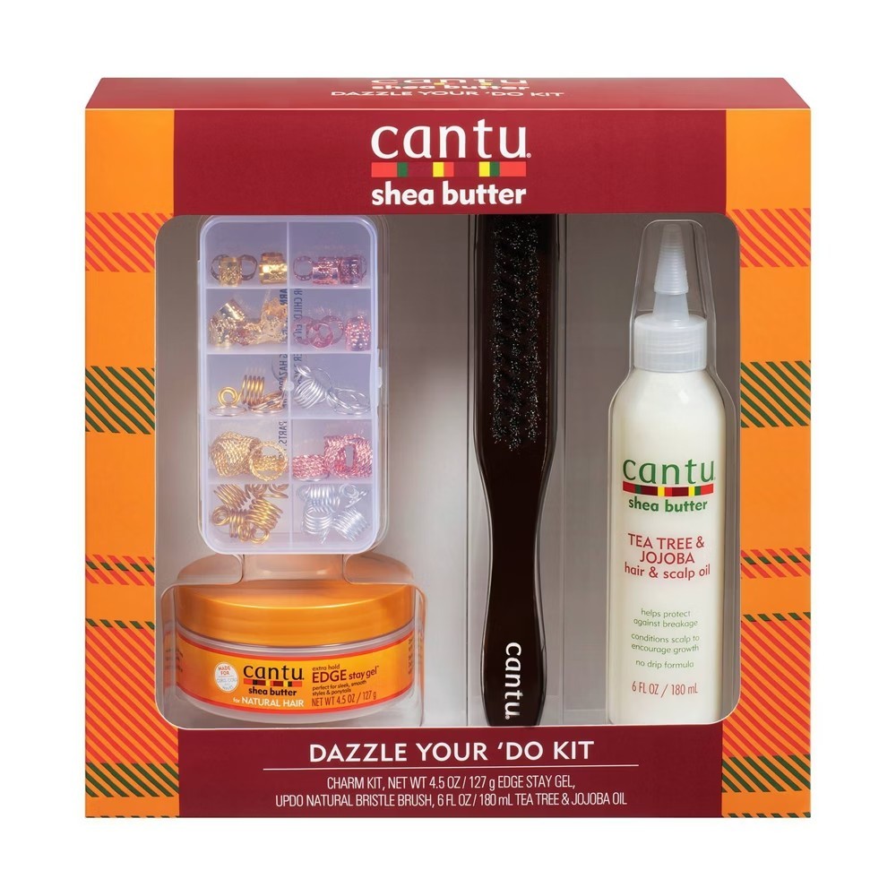 Cantu Dazzle Your Do Hair Gift Set - 4 Piece Hair Care Kit