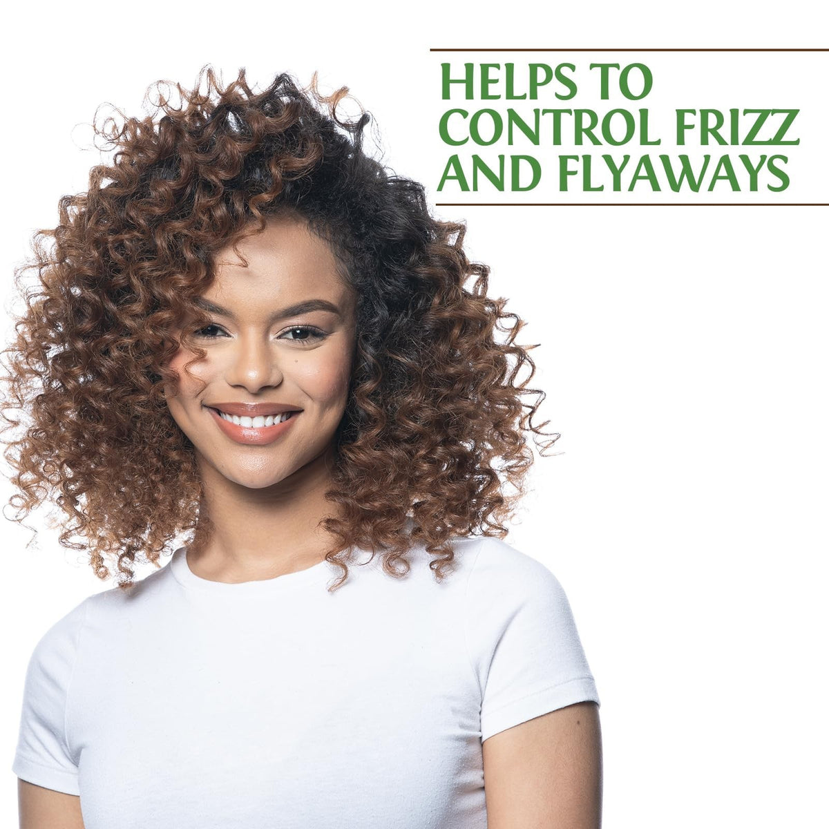 Leave-In Hair Treatment Cream with Coconut Oil - Frizz Control & Shine, 2 Pack
