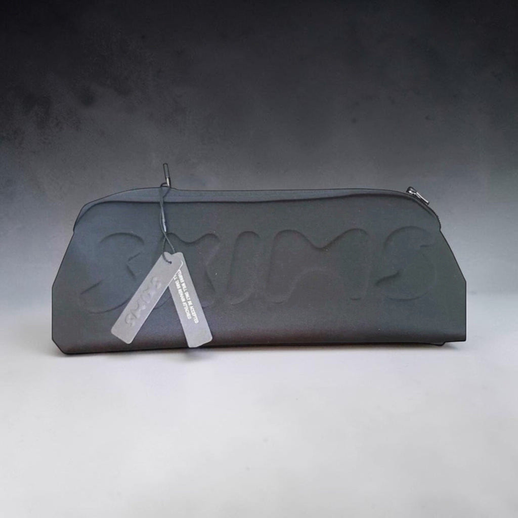 Waterproof Neoprene Cosmetic Bag with Embossed Logo - 12 Inch Clutch