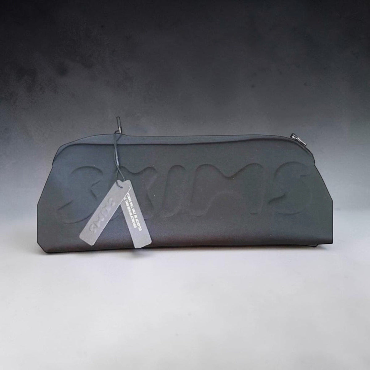 Waterproof Neoprene Cosmetic Bag with Embossed Logo - 12 Inch Clutch