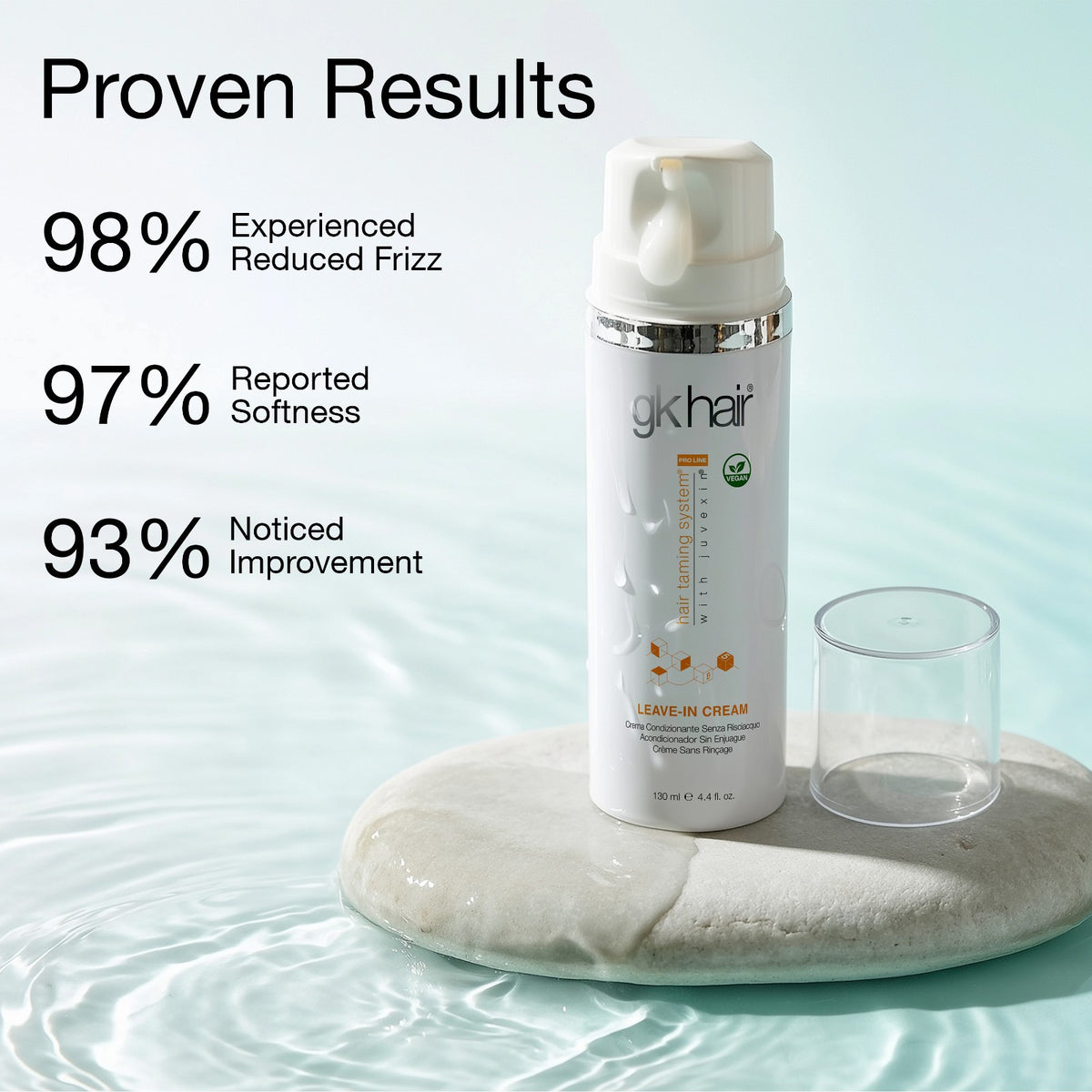 Hydrating Leave-In Conditioner Cream for Frizz Control & Smoothing - 130ml