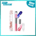 Hydrating Peach Pink Lip Stain & Plumping Lip Oil - Long-Lasting Gloss
