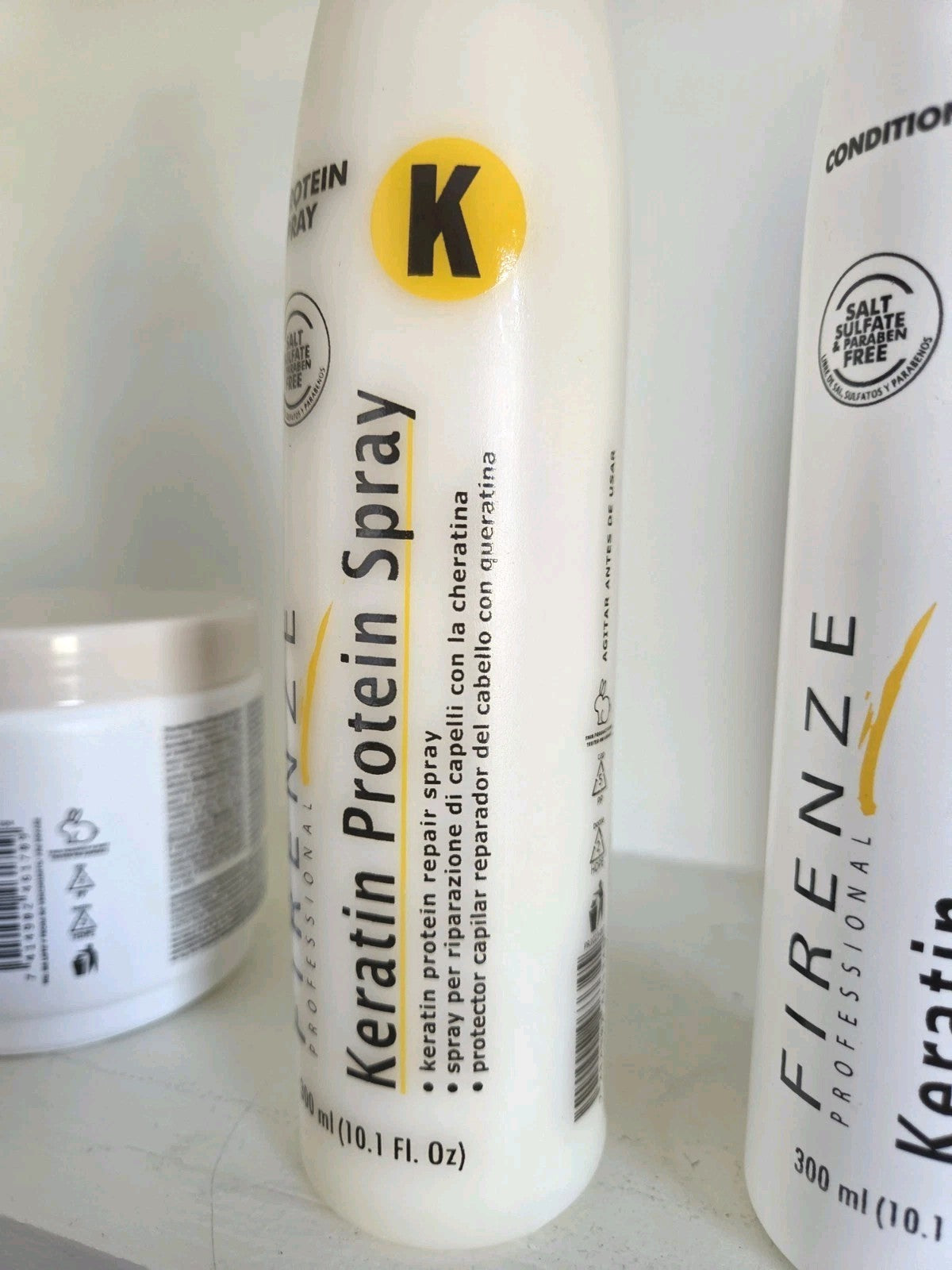 FIRENZE Keratin Hair Treatment Shampoo Conditioner Mask & Protein Spray Set