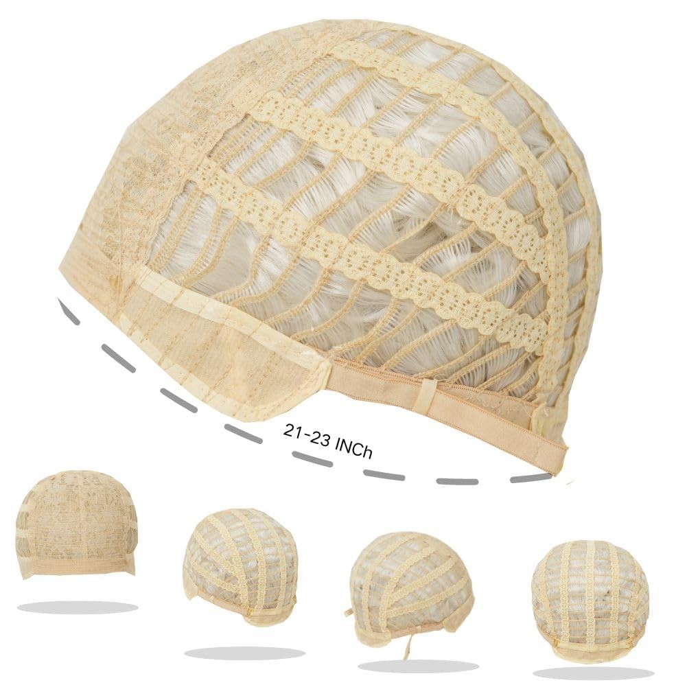 Blonde Beehive Wig for Women Short Curly Retro 50s 60s Costume Hair
