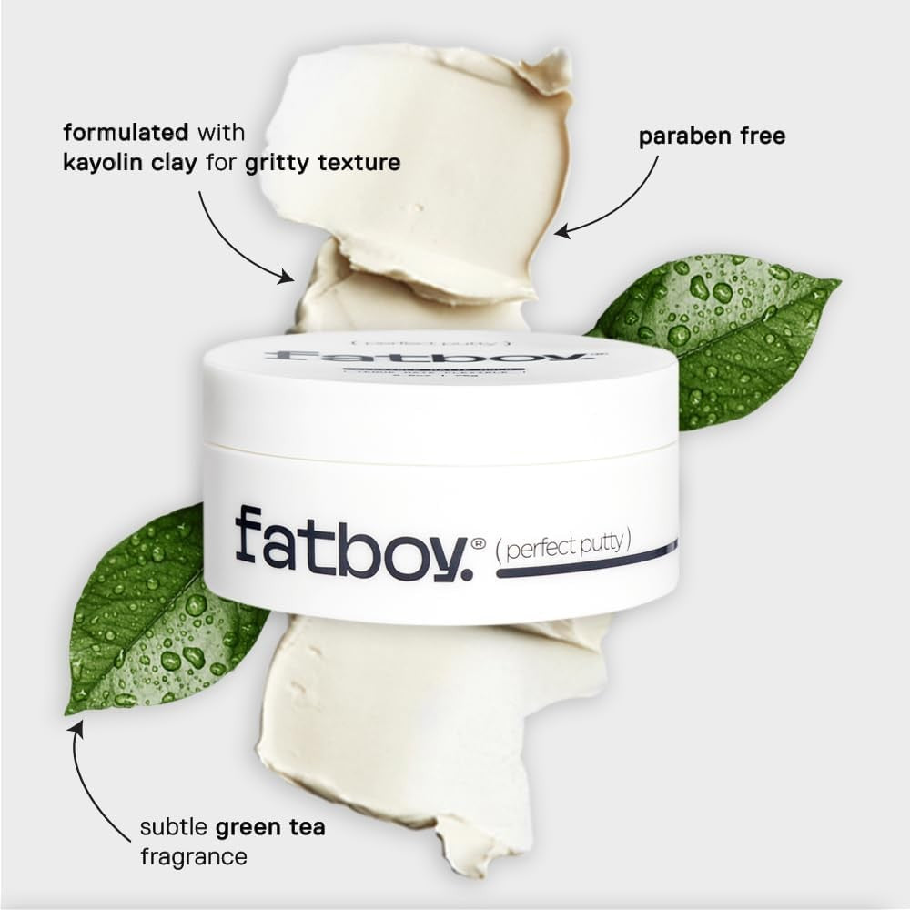 Matte Hair Putty with Kaolin Clay - 2.6 oz for Texture & Volume
