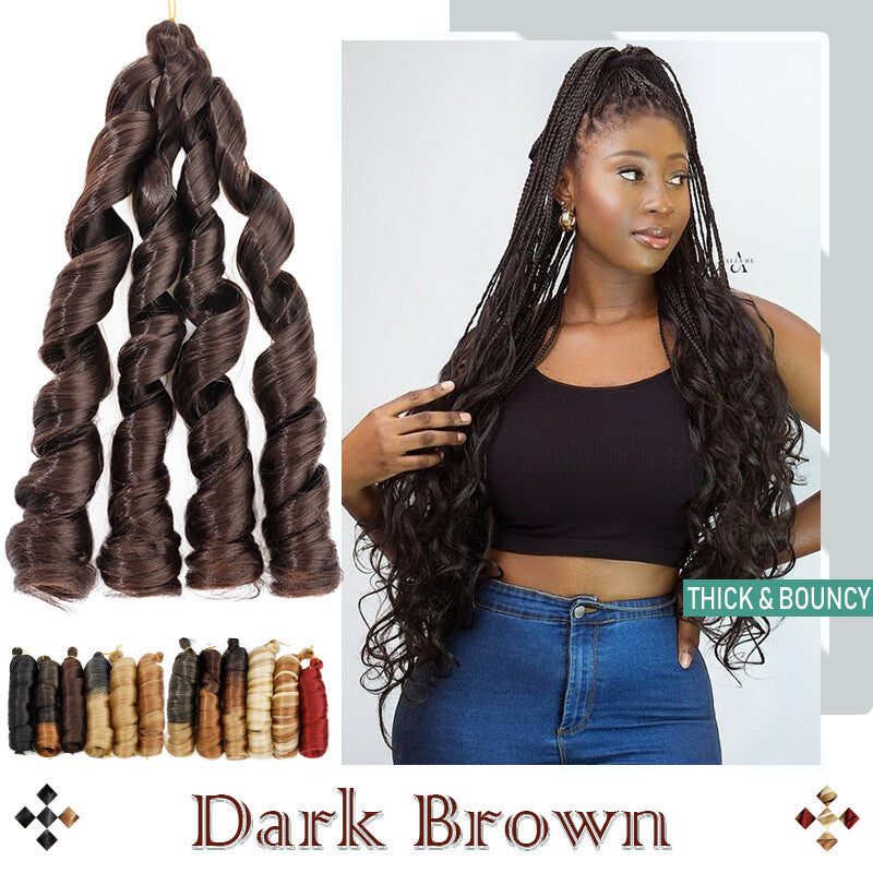 Loose Wave Braiding Hair Extensions Afro French Curls for Crochet & DIY Styles