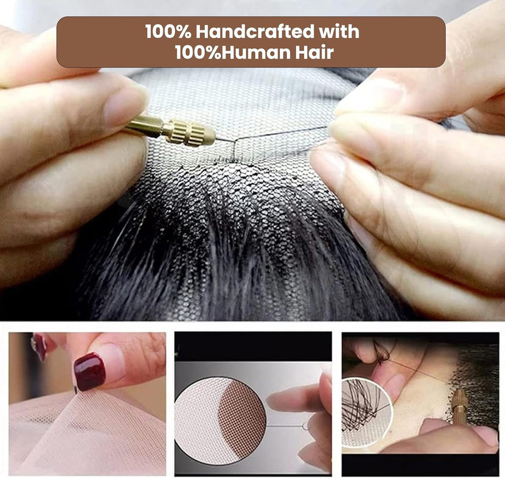 Realistic Handmade Mustache Fake Beard for Cosplay and Costume - Natural Hair Finish