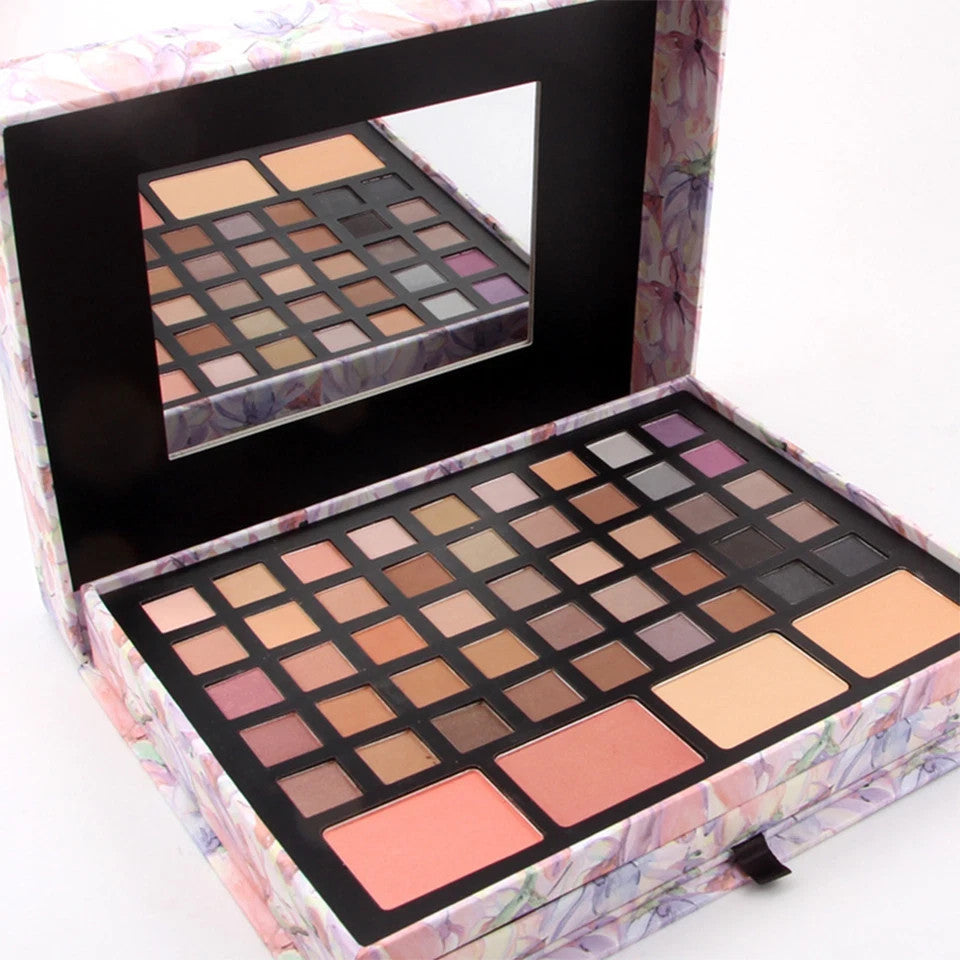 Miss Rose Deluxe All-in-One Makeup Palette – Eyeshadow, Concealer, Blush, Lipstick & Brow Kit