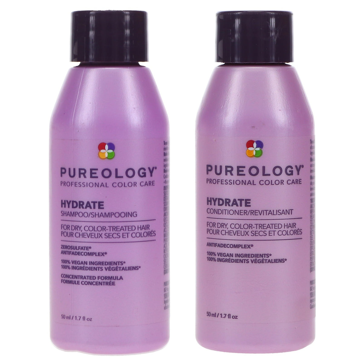 Hydrate Shampoo & Conditioner Set 1.7 oz Each for Color-Protected Hair