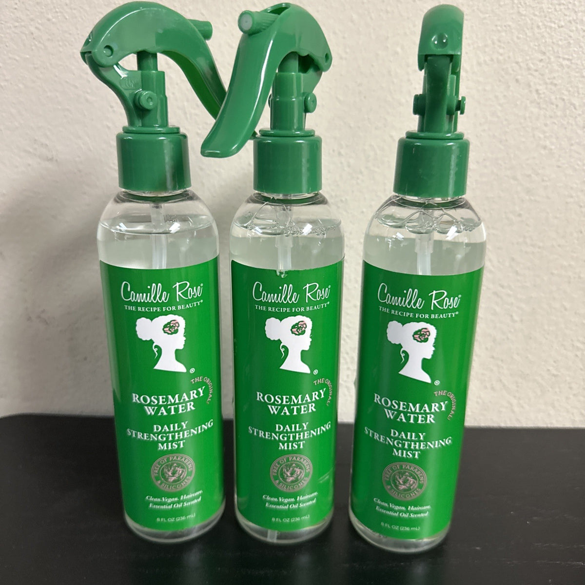 Lot of 3 Rosemary Water Hair Mist - Daily Strengthening Spray