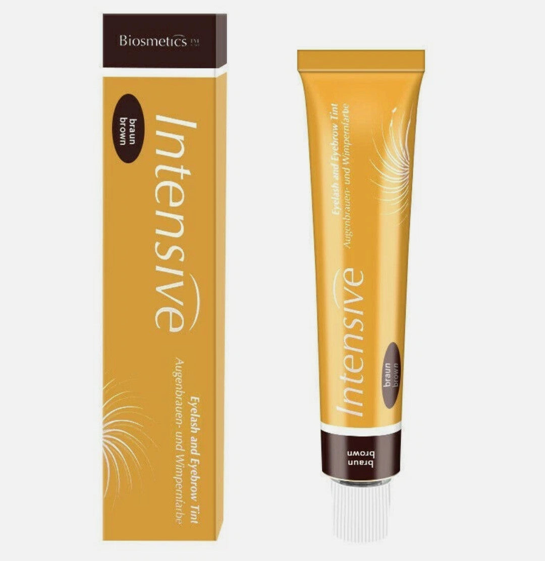 Eyelash and Eyebrow Tint Brown - Professional 20ml Dye for Long-Lasting Color