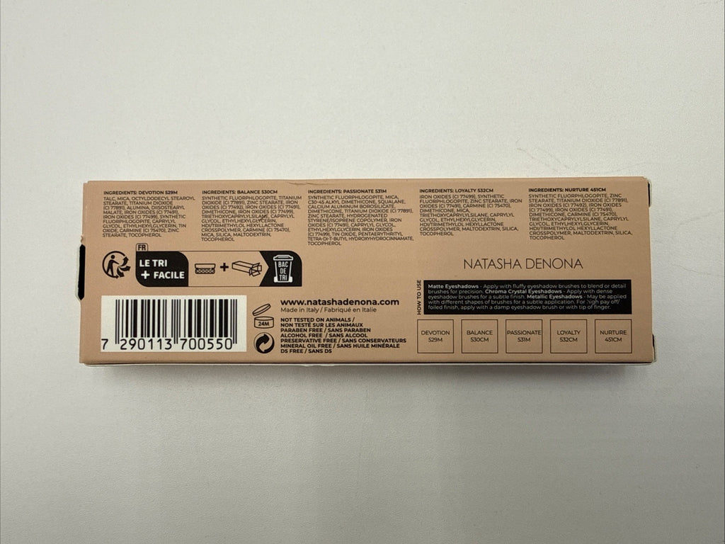 Natasha Denona Mini Dream Eyeshadow Palette – Cool Matte & Metallic Shades
